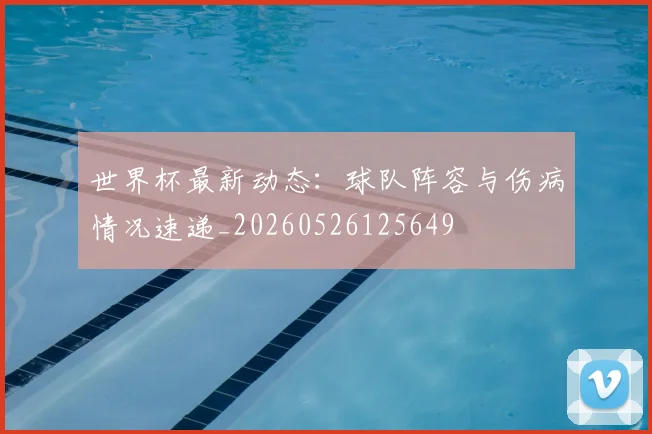 世界杯最新动态:球队阵容与伤病情况速递_20260526125649